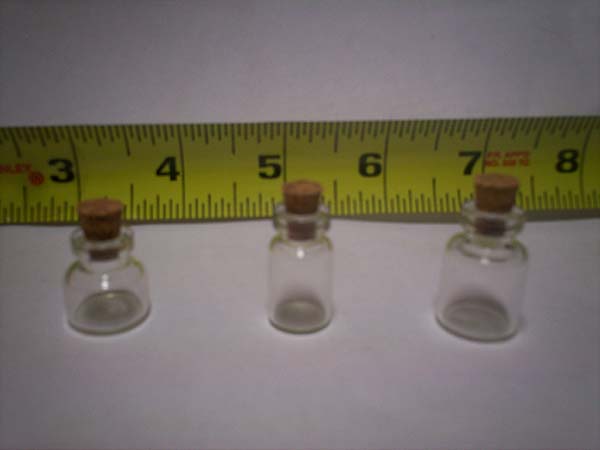 SM-MD-LG Miniature Glass Bottles